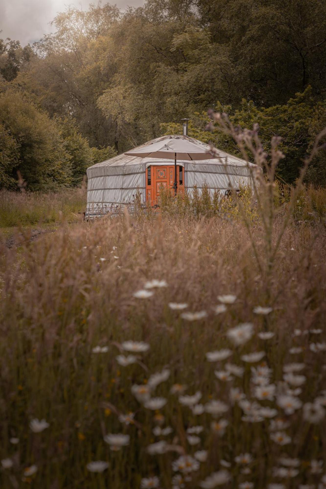 Hotel Gilfach Gower Farm Luxury Yurt With Hot Tub Ammanford Exteriér fotografie